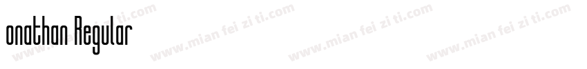 onathan Regular字体转换